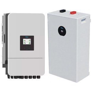 15 кВт + 16 кВт&middot;год АКБ Комплект Deye (Дея) резервного живлення SUN-15K-SG05LP3-EU-SM2_Deye-SE-F16-C фото